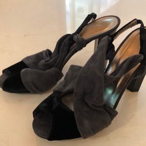 Diane von Furstenburg suede heels